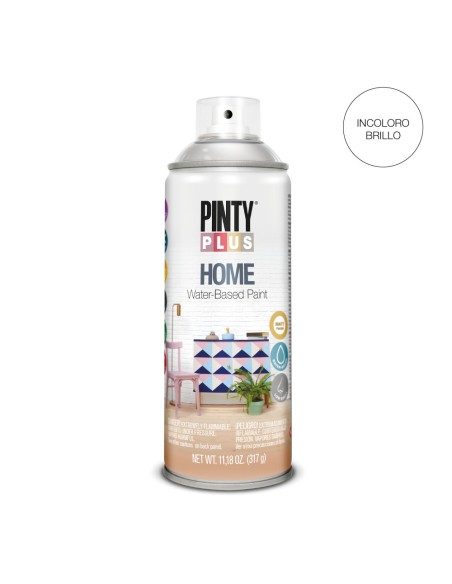 Pintura en spray pintyplus home 520 cc barniz brillante hm441