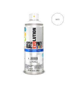 Pintura en spray pintyplus evolution water-based 520 cc ral 9010 blanco puro mate