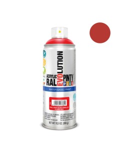 Pintura en spray pintyplus evolution water-based 520 cc ral 3000 rojo vivo