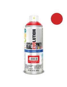 Pintura en spray pintyplus evolution water-based 520 cc ral 3020 rojo tráfico