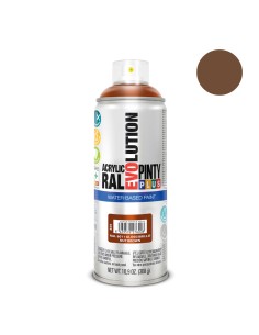 Pintura en spray pintyplus evolution water-based 520 cc ral 8011 pardo nuez