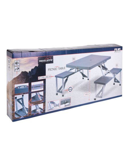 Conjunto plegable para picnic 85,5x65x66cm redcliffs