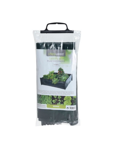 Semillero cuadrado verde medida 75 x 75 x 25 cm