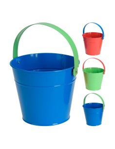 Cubo infantil para playa ø16x13cm colores surtidos