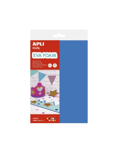 Goma eva multicolor a4 10 hojas