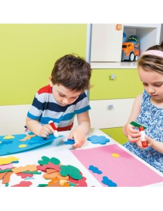 Goma eva multicolor a4 10 hojas 2