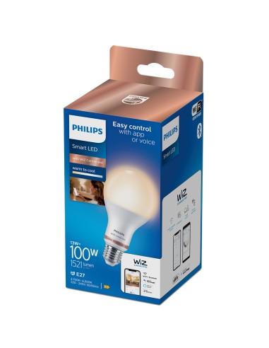 Bombilla e27 13 w 2700-6500 k 1521 lm wifi