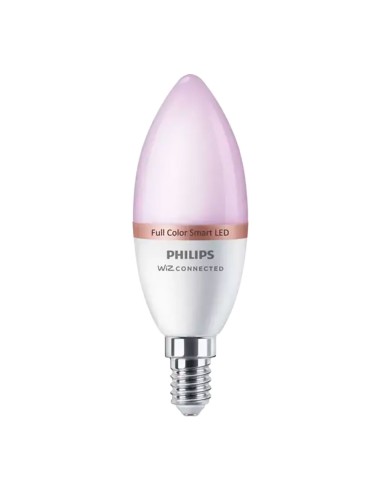 Bombilla vela e14 4,9 w full colors 470 lm wifi