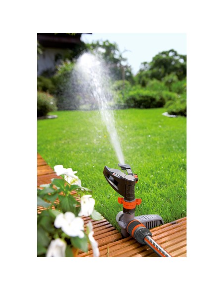 Aspersor de impacto sectorial comfort 75 a 490m². gardena