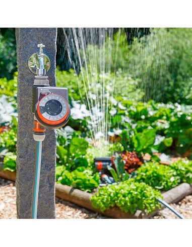 Programador de riego analogico easy gardena