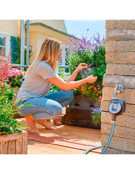 Programador de riego digital flex gardena