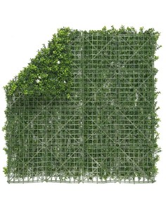 Jardín vertical con flores de jazmín, color verde 1 x 1 m 2