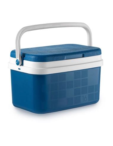 Nevera de camping 16 l color azul modelo campos 43 x 29 x 25,5 cm