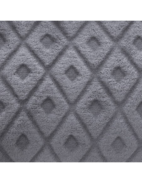 Plaid/manta 230x180cm modelo 'winter rhombus' color gris