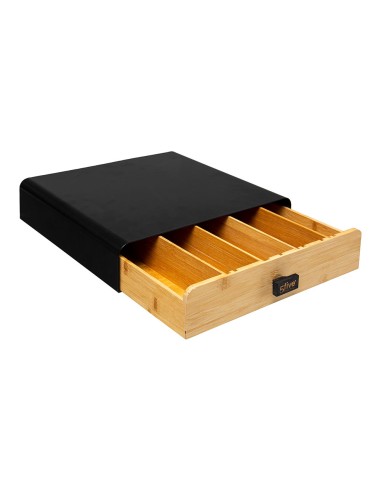 Caja de almacenamiento de todo tipo de capsulas coleccion 'noir kitchen'