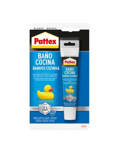 Silicona neutra transparente, sin olor, baño cocina 50 ml