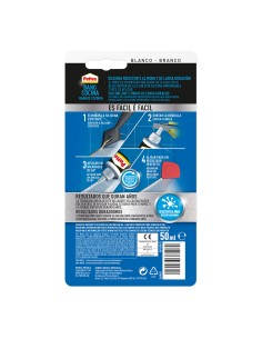 Silicona neutra transparente, sin olor, baño cocina 50 ml 2