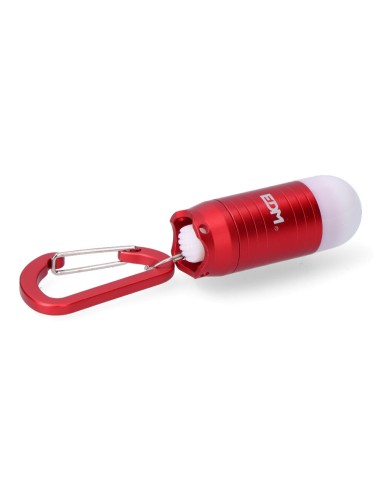 Linterna llavero con mosqueton. 3xlr44 (pilas incluidas) colores surtidos.