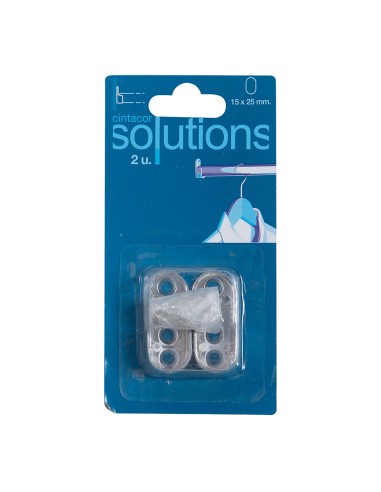 2 unid. soporte armario entre paredes ovalado...