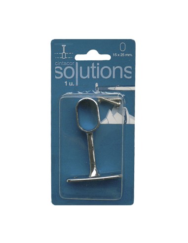 Soporte armario central ovalado cromado...