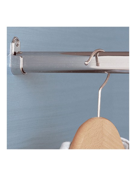 Barra armario ovalada cromada 100cm cintacor - storplanet