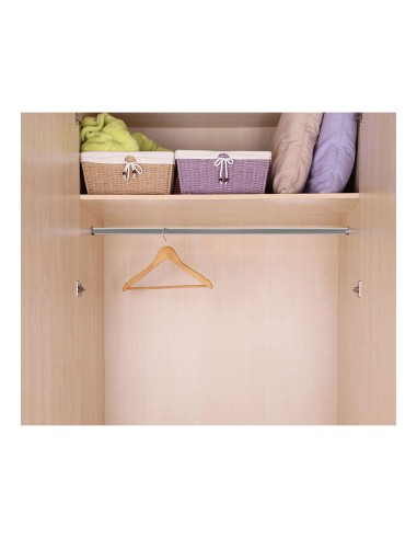 Barra armario ovalada cromada 150cm cintacor -...