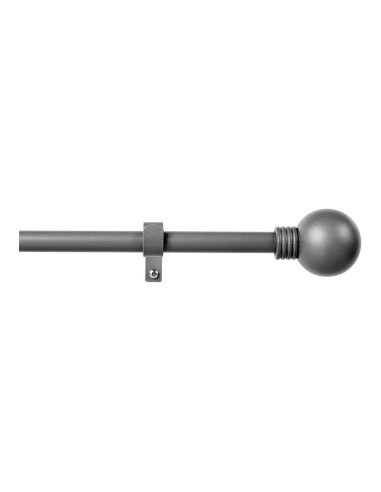 Kit barra cortina anillo extensible de 160 a 300cm plomo cintacor - storplanet