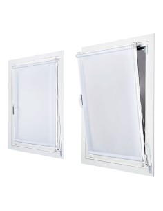 Estor enrollable clip&fix 120x180cm blanco nieve cintacor - storplanet 2