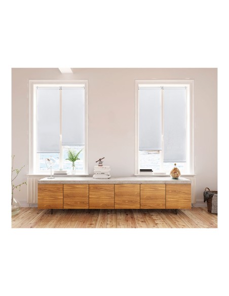 Estor enrollable clip&fix 120x180cm blanco nieve cintacor - storplanet