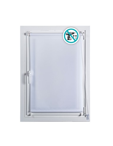 Estor enrollable clip&fix 150x180cm blanco nieve cintacor - storplanet