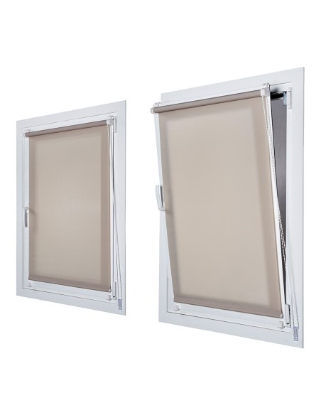 Estor enrollable clip&fix 75x180cm piedra cintacor - storplanet