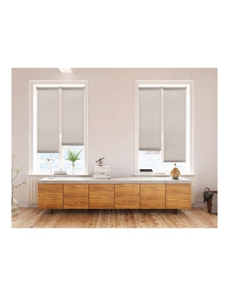 Estor enrollable clip&fix 75x180cm piedra cintacor - storplanet