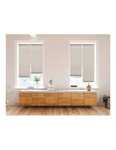 Estor enrollable clip&fix 90x180cm piedra...