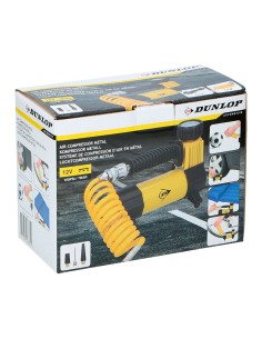 Compresor metálico para coche 12v dunlop 2