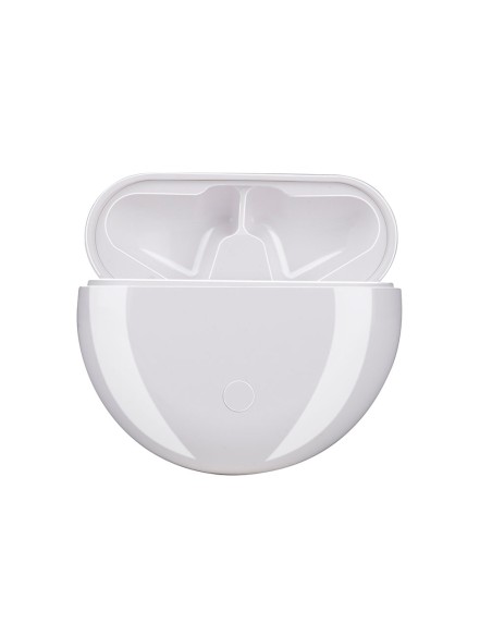 Auriculares earbuds bluetooth con estuche blanco