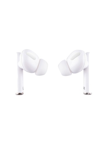 Auriculares earbuds bluetooth con estuche blanco