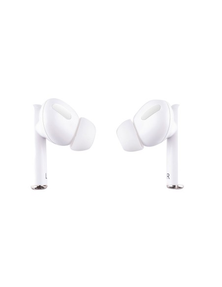 Auriculares earbuds bluetooth con estuche blanco