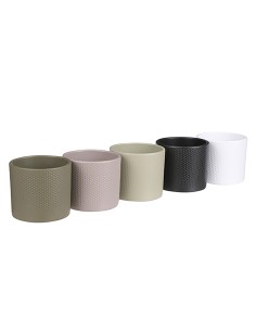 Maceta cerámica era colores surtidos ø13,5x12,5cm