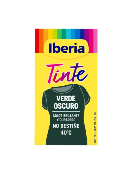 Tinte verde oscuro 40ºc