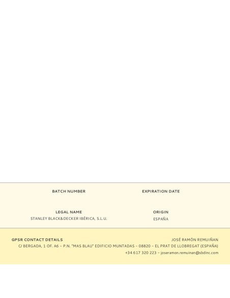 Respuesto de hilo de 37,5m y 1,6mm a6046-xj black+decker