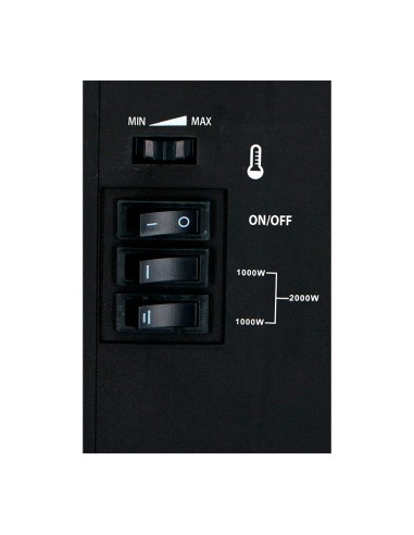 Estufa/chimenea de led modelo torino 2000w