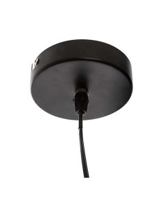 Lámpara de techo negra e14 ø15 x 19 cm bombilla no incluida 2