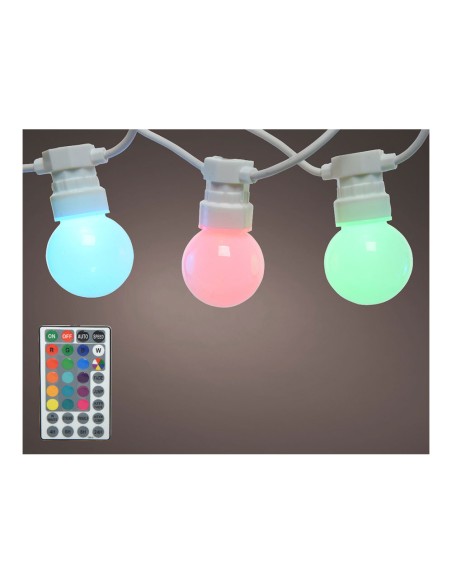 Guirnalda 20 bombillas led rgb exterior 14,5m ip44 lumineo