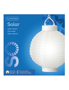 Farol solar blanca ø20x23cm 2