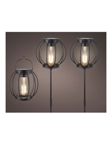 Luces solares de jardín 3 lm ø13 x 43 cm, 3...