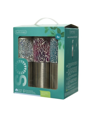 Baliza solar modelo gaudi 22 x 6 cm colores...