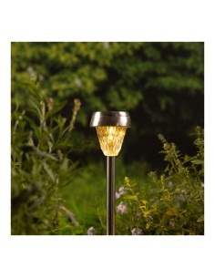 Baliza inox luz calida 24 x 8 cm, 4 unidades 2