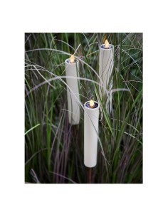 Vela solar efecto llama ø4 x 90 cm 2