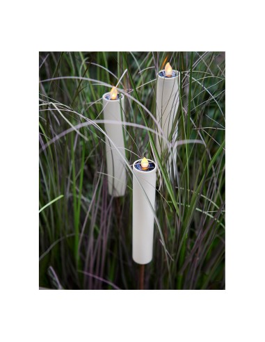 Vela solar efecto llama ø4 x 90 cm