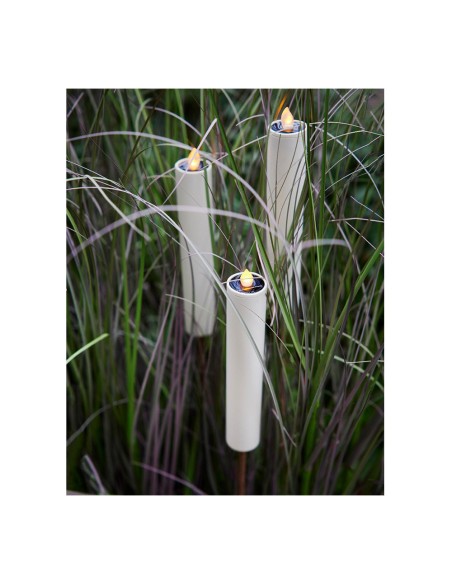 Vela solar efecto llama ø4 x 90 cm